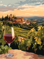 Krásna Toskánsko, Chianti, Víno