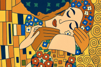 Klimt - Polibek 2025 replika