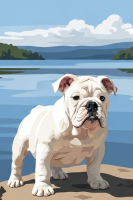 Portrét anglického buldoga – 25-878