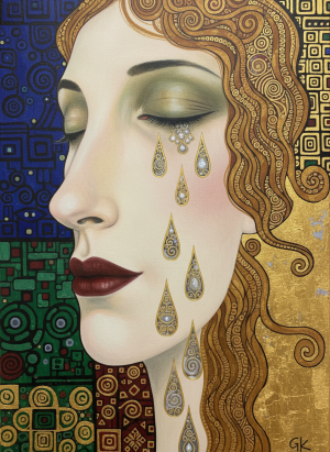 Klimt - Zlaté slzy - Variácia 2