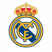 Erb Realu Madrid na bielom pozadí