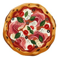 Šunková pizza