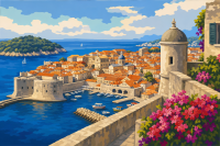 Panoráma prístavu Dubrovník