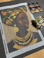 Portrét africkej ženy