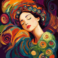 Klimt štýl: Séria snov